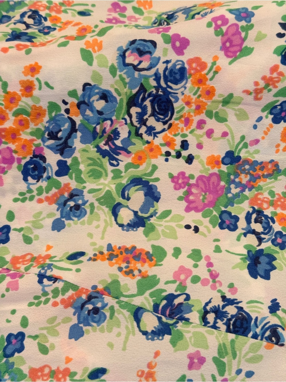 TOPSHOP | Floral Midi Dress with Handkerchief Hem - Picture 4 of 6